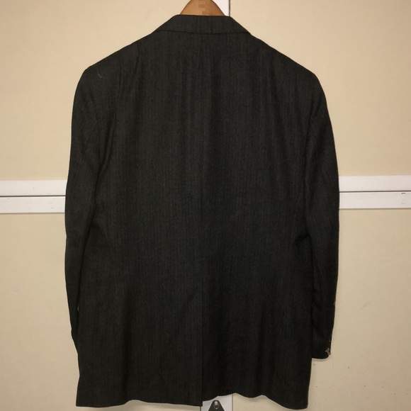 #1235, 3 piece Pinstriped suit Neil Martin for Wienstocks Cal. - Picture 3 of 12